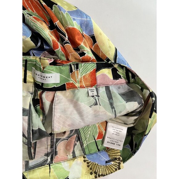 Equipment Lorin Wide Leg Trousers in Yellow Floral - Picture 7 of 7